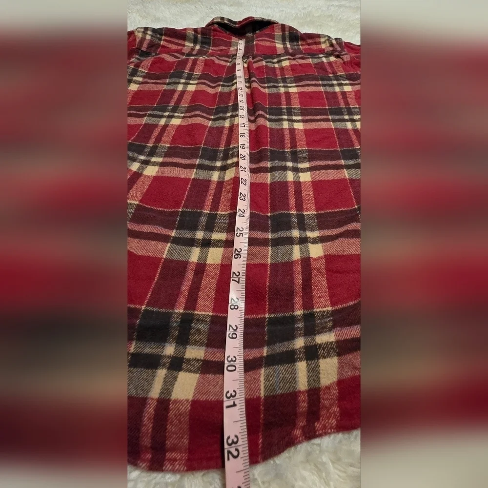 FIELD & STREAM Classic Red Plaid Men's heavyweight Flannel Shirt Sz. XXL